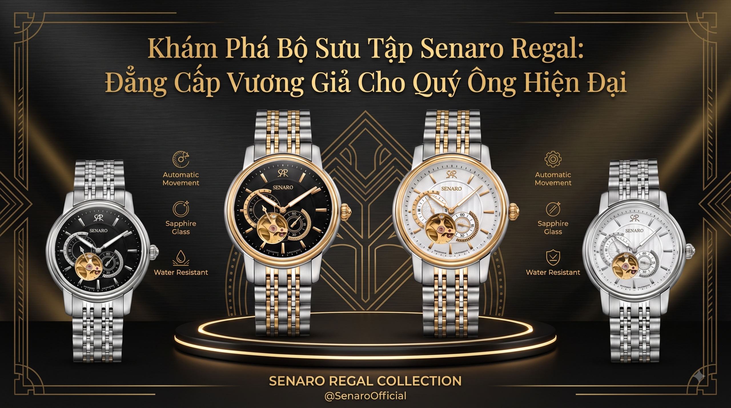 Khám Phá Bộ Sưu Tập Senaro Regal: Đẳng Cấp Vương Giả Cho Quý Ông Hiện Đại